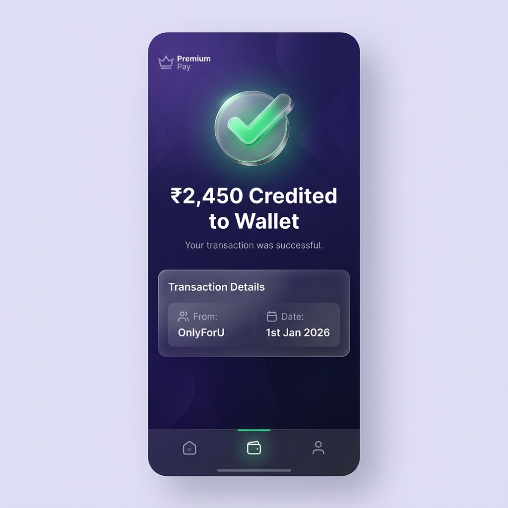 Payment Success Interface